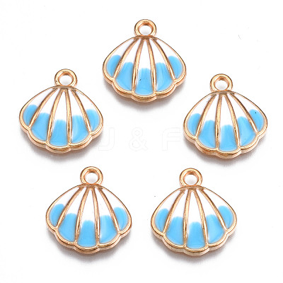Alloy Enamel Pendants ENAM-Q446-001A-RS-1