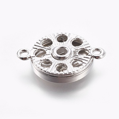 Brass Snap Link Making KK-WH0022-01P-1