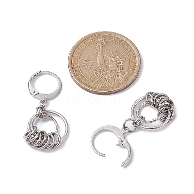 Non-Tarnish 304 Stainless Steel Leverback Earrings for Women EJEW-JE05530-1