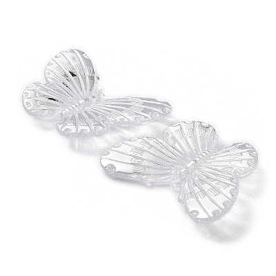 Transparent Acrylic Pendants X-TACR-A004-05B-01-1