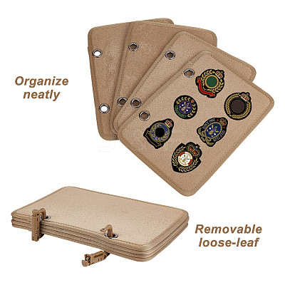 3 Sets 3 Colors Velvet Badge Armband Patch Display Board AJEW-NB0005-55-1