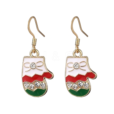 6 Pairs Alloy Enamel Dangle Earrings EJEW-JE06605-1
