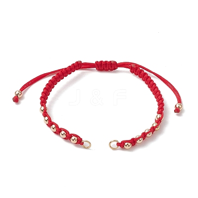 Polyester Braided Bead Bracelet Making AJEW-JB01250-1