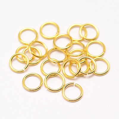Brass Open Jump Rings X-KK-G277-7mm-G-NR-1