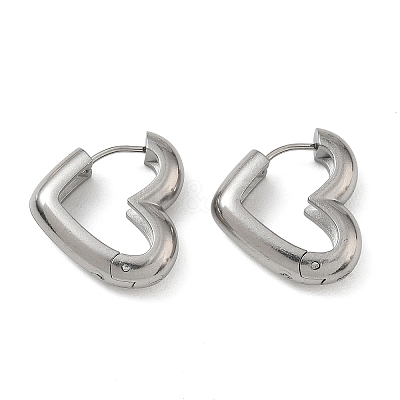 304 Stainless Steel Hoop Earrings SA-CBA46AF-26P-02-1