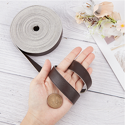 5M Flat Imitation Leather Cord LC-GF0001-05B-02-1