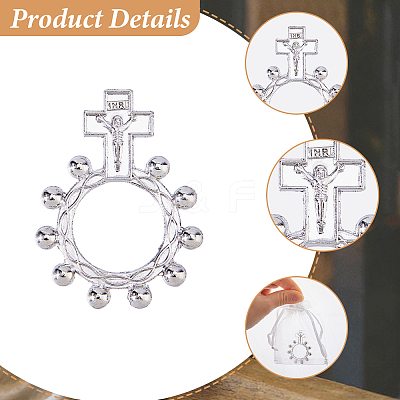 40Pcs Cross Zinc Alloy Findings FIND-DC0008-37-1