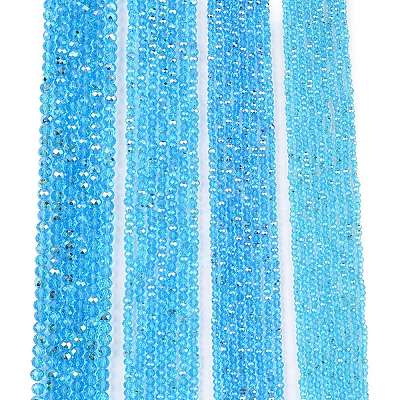 Electroplate Glass Beads Strands LS-EGLA-A044-T2mm-L08-1