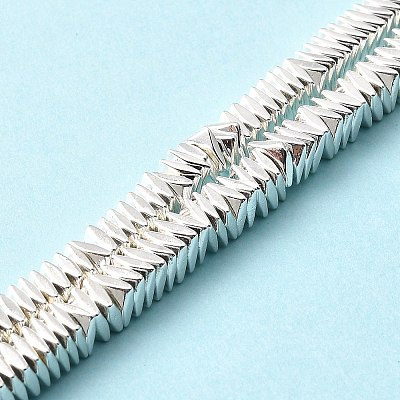 Electroplated Synthetic Non-Magnetic Hematite Beads Strands G-E606-A01-S-1