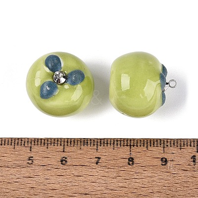 Handmade Porcelain Pendants PR-N001-06A-P01-1