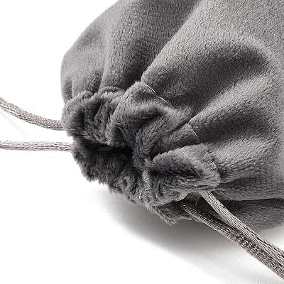 Velvet Jewelry Drawstring Storage Pouches ABAG-P013-02B-07-1