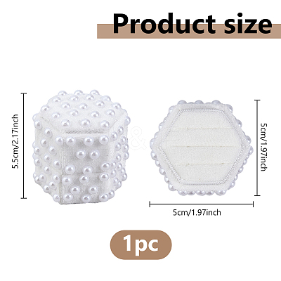 1Pc Velvet Rings Storage Boxes CON-DC0001-18-1