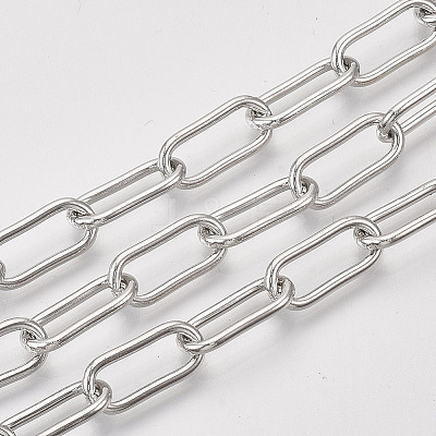 Unwelded Iron Paperclip Chains CH-S125-01B-P-1