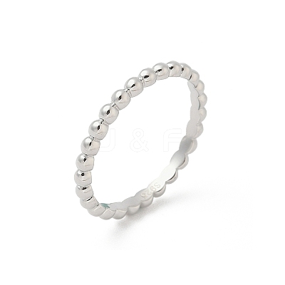 925 Streling Silver Plain Band Rings RJEW-P164-01A-P-1