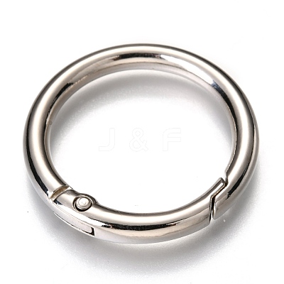 Zinc Alloy Spring Gate Rings X-PALLOY-C100-01P-05-1