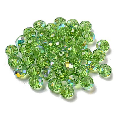 Electroplate Glass Beads EGLA-Z004-01B-07-1