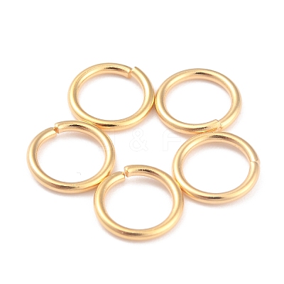Rack Plating Brass Open Jump Rings X-KK-O139-18Q-G-1