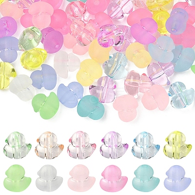 50Pcs Transparent Acrylic Beads OACR-YW0003-79-1