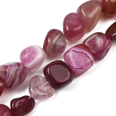 Natural Agate Beads Strands G-L630-F01-01B-1