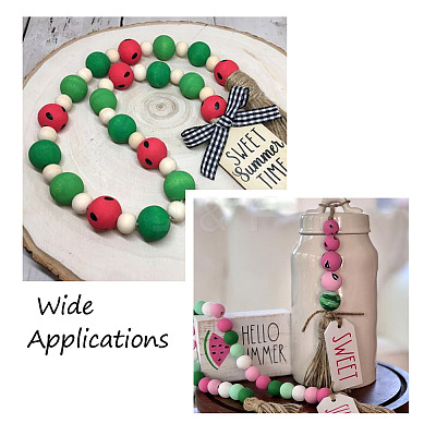 Natural Wooden Beads WOOD-TAC0010-03A-1