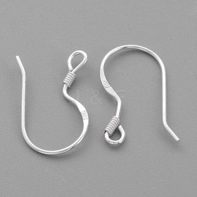Sterling Silver Earring Hooks STER-G011-15-1