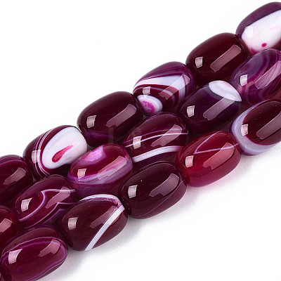 Natural Agate Beads Strands G-N356-02A-09-1