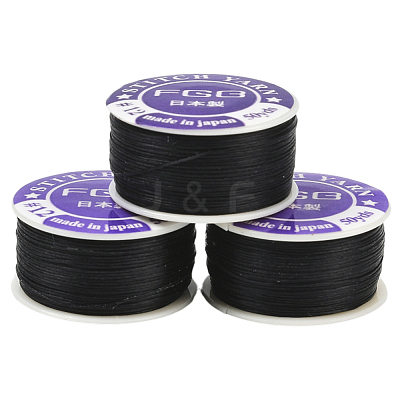 3 Rolls Special Coated Nylon Beading Threads for Seed Beads OCOR-PA0001-02B-1