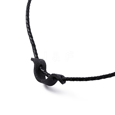Leather Eyeglasses Strap with Clip Holder and Brass Buckle AJEW-WH0291-87A-1
