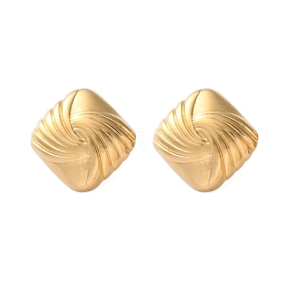 304 Stainless Steel Stud Earrings for Women EJEW-K306-01G-1
