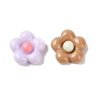 Opaque Resin Cabochons CRES-F030-01D-1