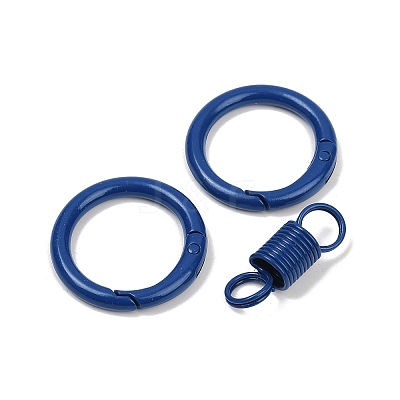 Alloy Spring Gate Clasps PALLOY-Q009-01J-1