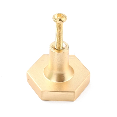 Hexagon Brass Box Handles & Knobs DIY-P054-B01-1