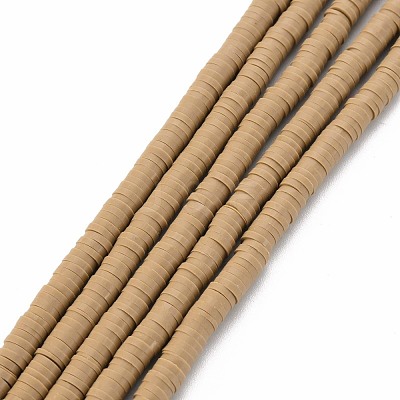 Handmade Polymer Clay Bead Strands CLAY-T002-4mm-64-1
