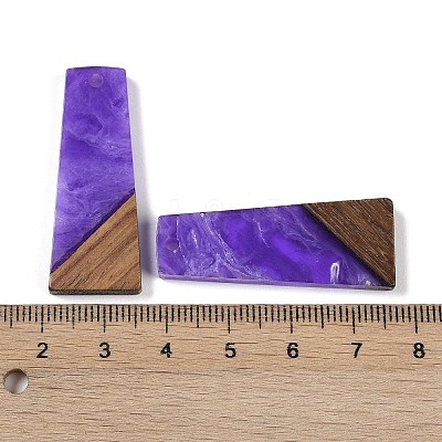 Resin & Wood Pendants WOOD-F015-04A-1