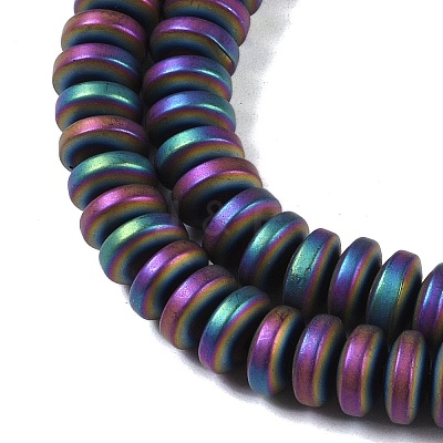 Electroplated Synthetic Non-magnetic Hematite Beads Strands G-E618-08E-1