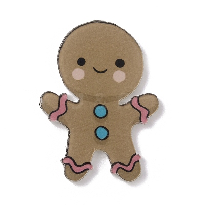 Christmas Acrylic Cabochons SACR-WH0011-05E-1