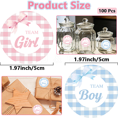 Flat Round Self-Adhesive Stickers DIY-WH0928-001-1
