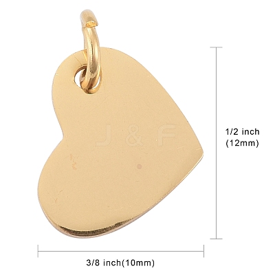 201 Stainless Steel Stamping Blank Tag Charms STAS-S105-T618-2-1