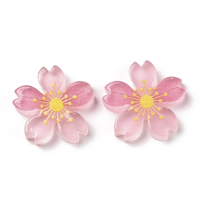 Luminous Resin Cabochons RESI-G030-01B-1