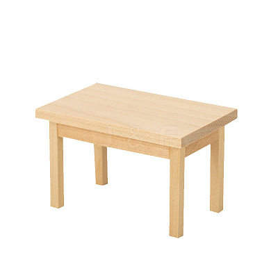 1/12 Dollhouse Miniature Wooden Table Model PW-WG70877-01-1