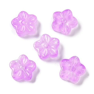 Baking Paint Glass Beads LS-GLAA-S202-06E-1