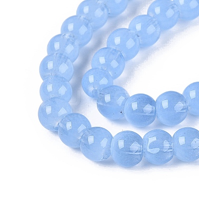 Acrylic Imitation Cat Eye Beads Strands OACR-Q197-01A-05-1