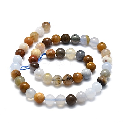 Natural Chalcedony Beads Strands G-E576-11B-1