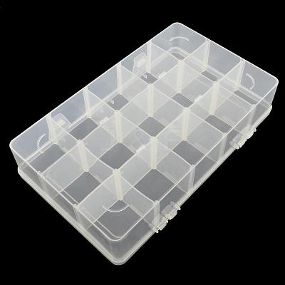 Rectangle Plastic Bead Storage Containers CON-Q024-17-1