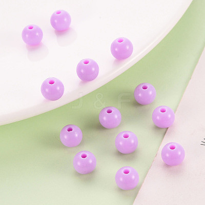 Opaque Acrylic Beads MACR-S370-C8mm-A03-1