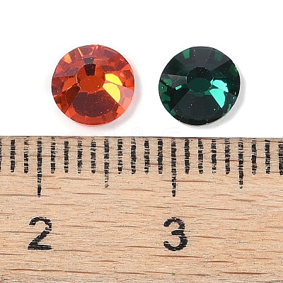 Glass Flat Back Rhinestone RGLA-C002-SS30-M-1