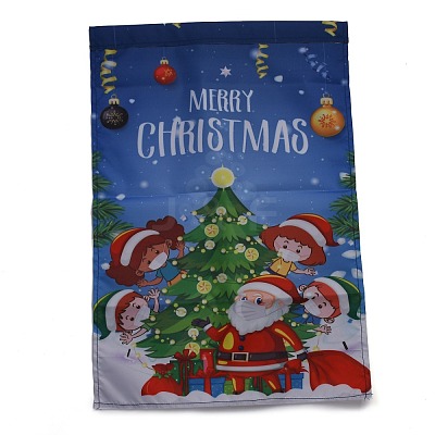 Garden Flag for Christmas AJEW-H108-B08-1