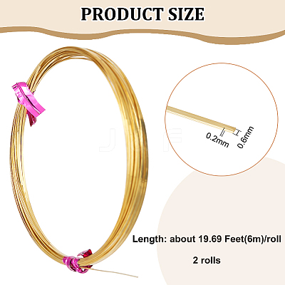 Brass Craft Wire CWIR-WH0007-07A-1