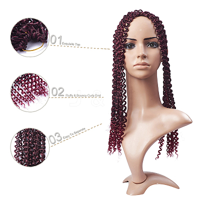 Water Wave Synthetic Braids OHAR-G005-16D-1