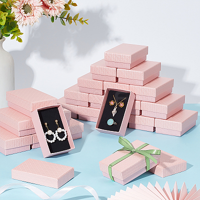 Rectangle Cardboard Gift Box LS-CON-WH0087-97A-1